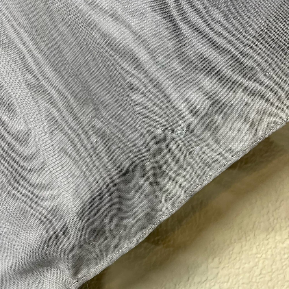 Adrianna Papell Gown Short Sleeve Lace Stretch Tulle Silver Jewel Waist‎ Size 6 - Picture 12 of 15